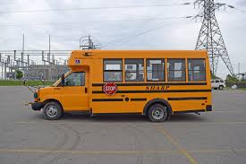 small yellow school bus