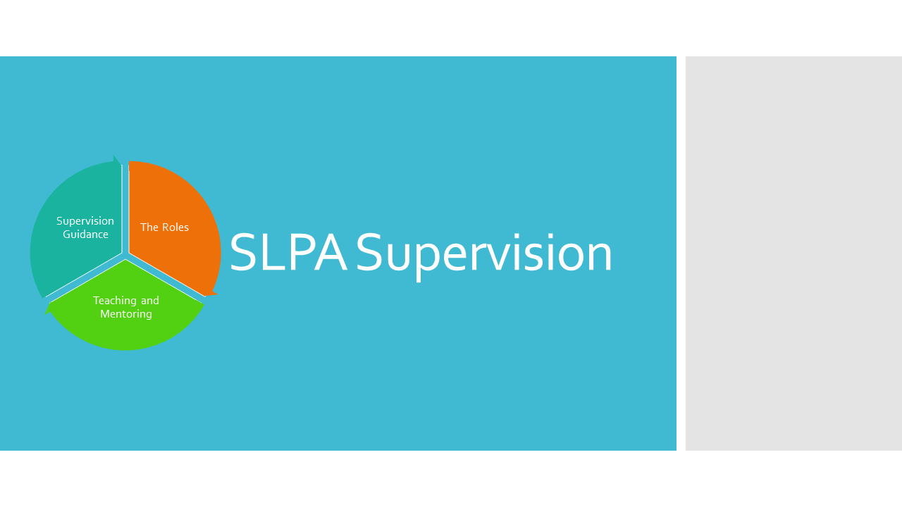 SLPA Supervision in Schools