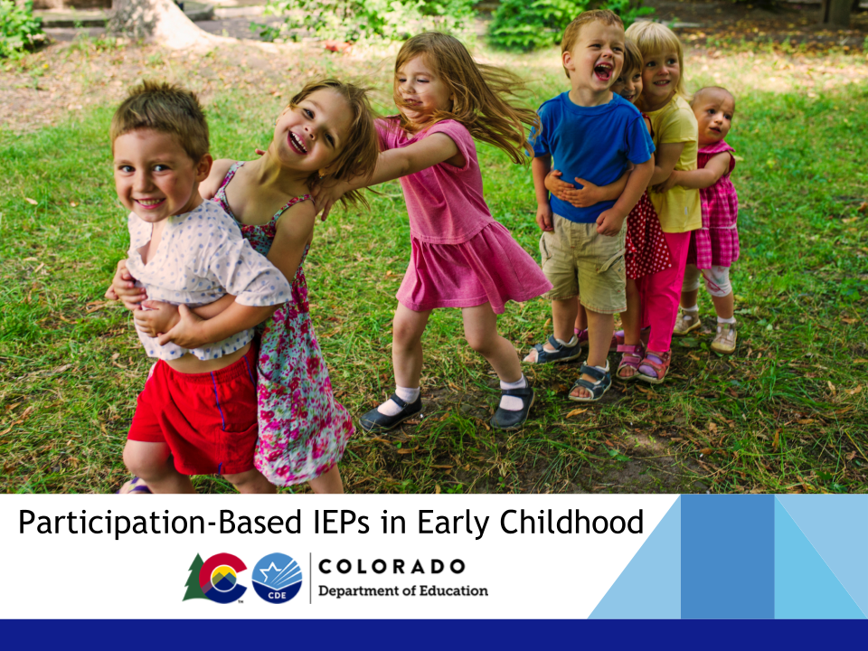 Participation-Based IEPs in Early Childhood