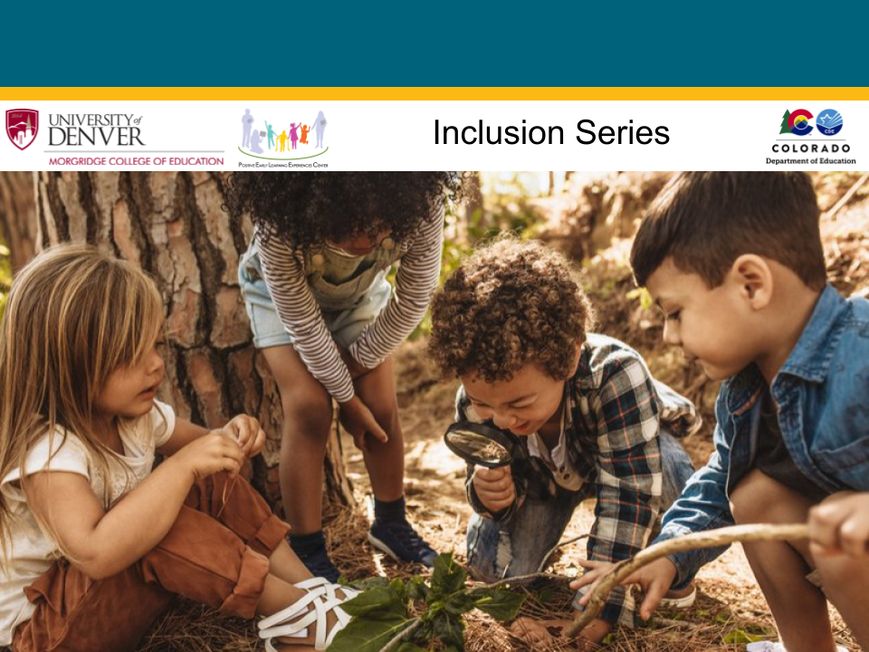 Inclusion Series: Community Support for Inclusion